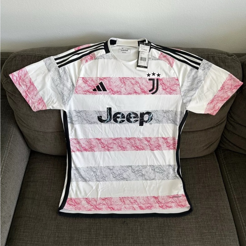 Adidas Authentic Juventus 2023 / 2024 Soccer HR8255 Jersey Men’s Sz: M